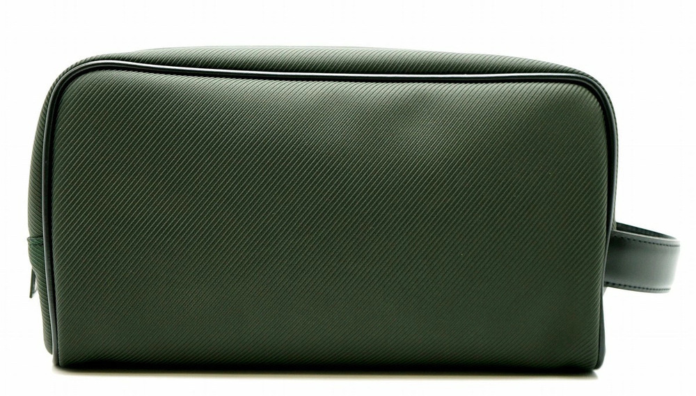 Louis Vuitton Taiga Parana Pouch Canvas Leather 2Way Shoulder Bag Ardoise Black
